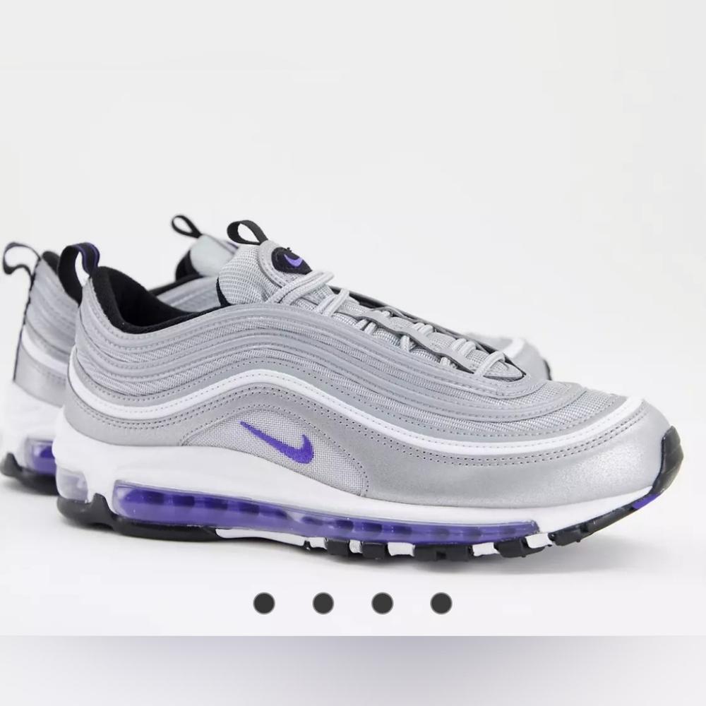 Nike Air Max 97 sneakers in metallic silver